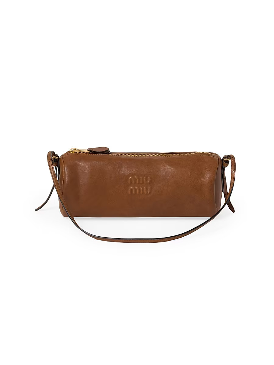 Women's Nappa Leather Pouch - Brown | Saks Fifth Avenue