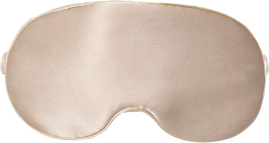 NMM Global Mulberry Natural Silk Sleep Mask for Women & Men with Elastic Strap, Super Soft Sleeping  | Amazon (US)
