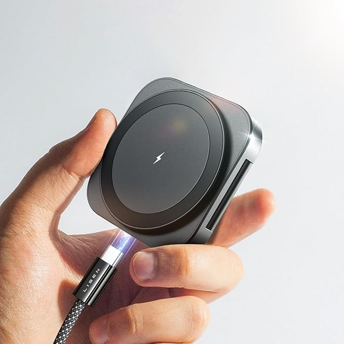 LISEN for Magsafe Charger Stand for Apple [Super Portable] Wireless Charging Station,Travel Essen... | Amazon (US)