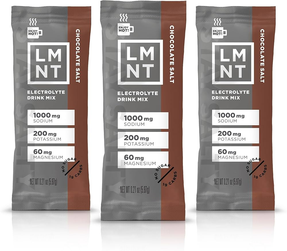 LMNT Hot Chocolate and Coffee Mixer - Chocolate Salt Electrolytes | Hydration Powder Packets | No... | Amazon (US)