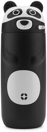 Ello Ellies 12oz Stainless Steel Leakproof Kids Water Bottle, Panda | Insulated kids water bottle... | Amazon (US)