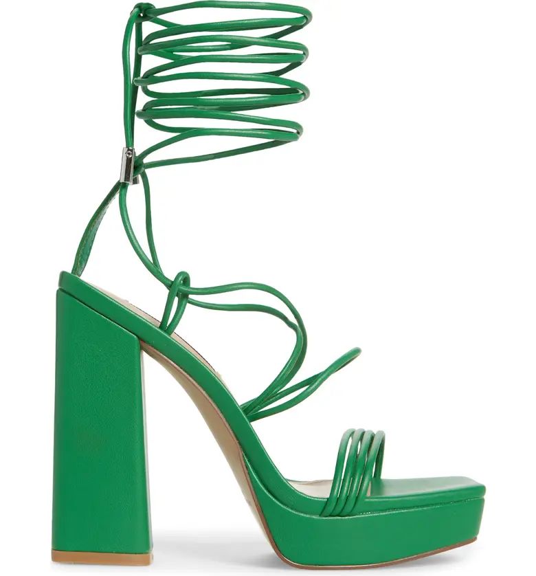 Manzie Platform Ankle Tie Sandal | Nordstrom