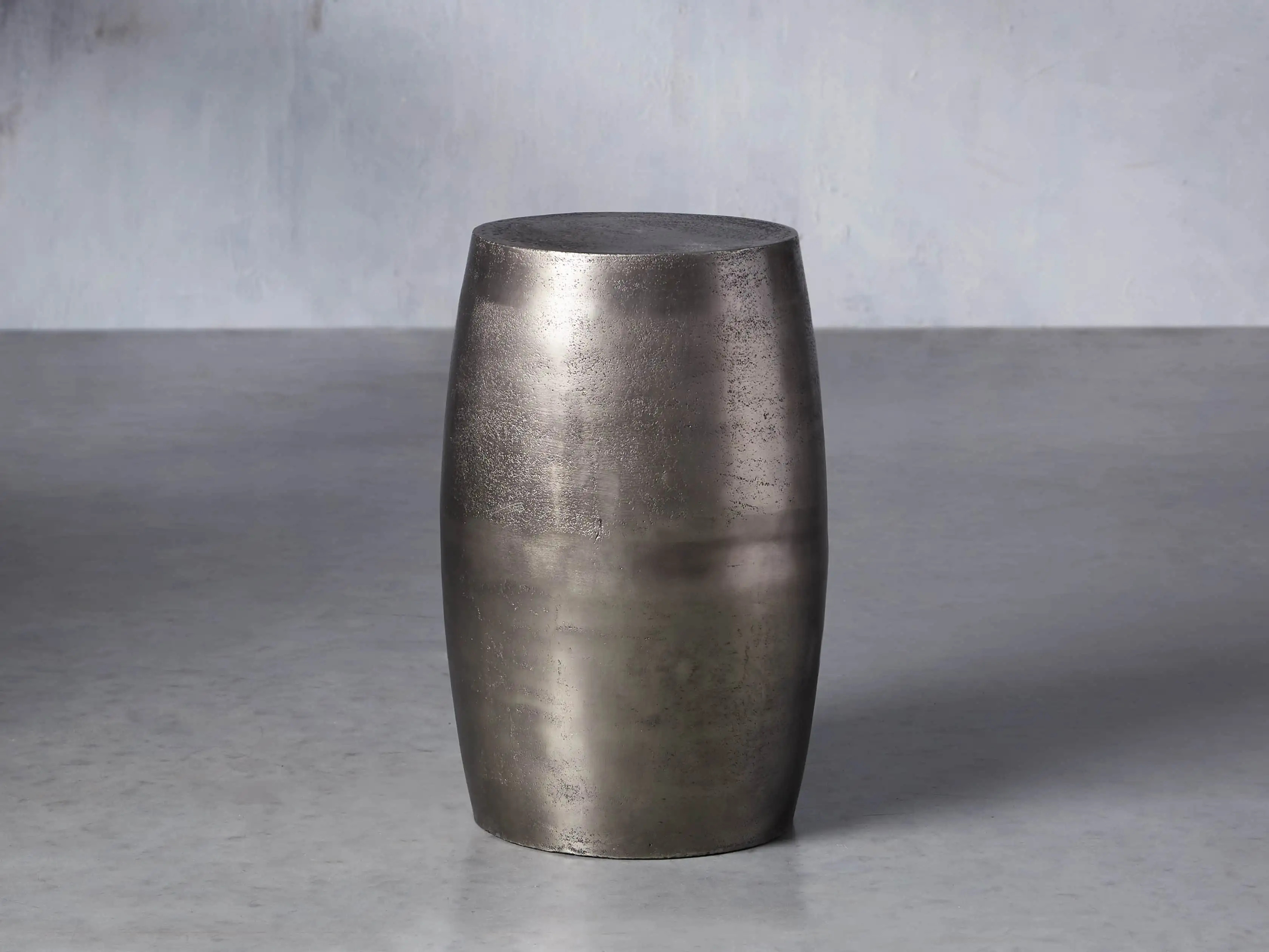 Hammered Drum End Table | Arhaus