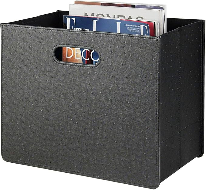 HofferRuffer Magazine Basket Holder, Foldable Magazine Rack, Document File Holder Organizer, File... | Amazon (US)