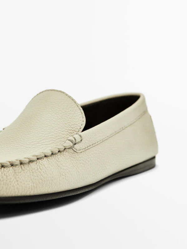 Leather loafers | Massimo Dutti US