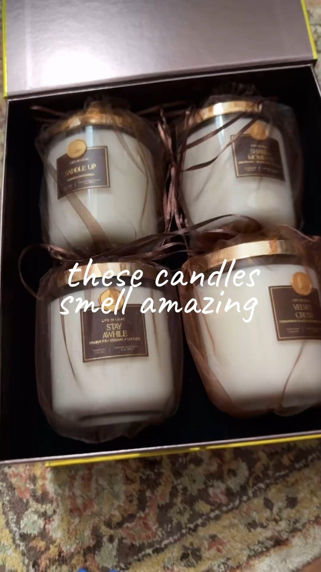 Each candle is wrapped in a little mesh bag, making them individually gift bowl or you could buy both sets like I did and gift one set away or gift several candles away however you want to do it .

🚨 If you buy one collection it’s 30% off if you buy the whole collection, it’s 40% off🚨

#LTKHome #LTKSaleAlert #LTKstorytime