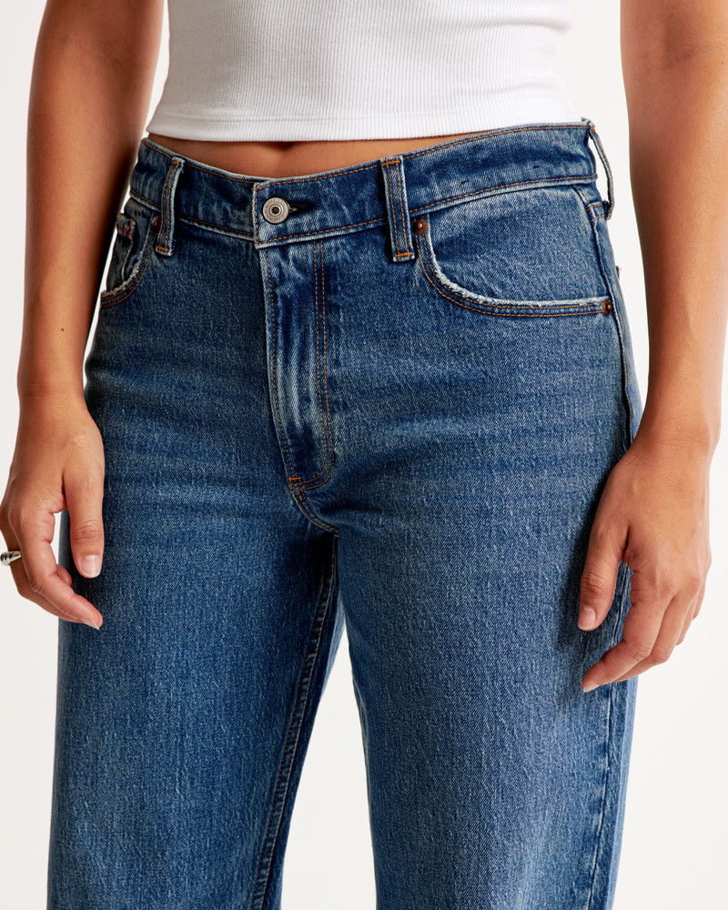 Women's Curve Love Low Rise Baggy Jean | Women's Bottoms | Abercrombie.com | Abercrombie & Fitch (US)