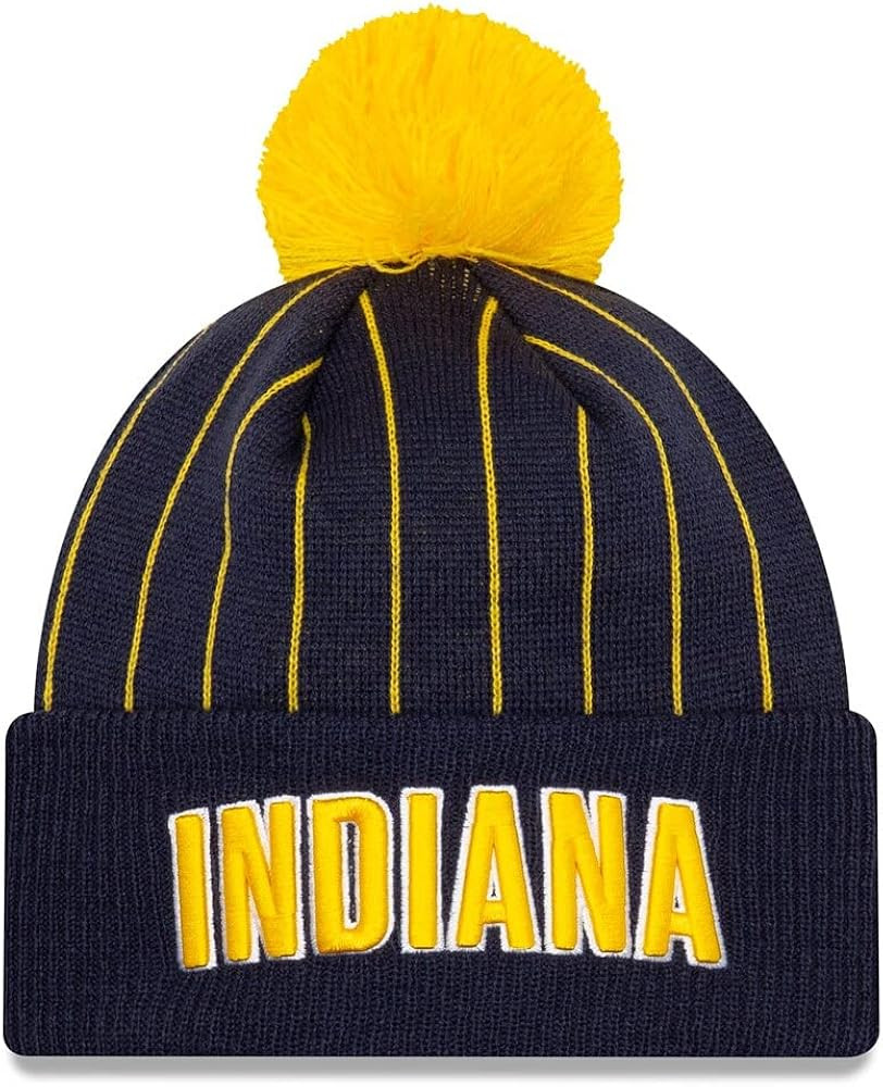 New Era Youth Size Cuffed Basketball Sport Beanie Hat with POM POM - NBA Kids Winter Knit Toque Cap | Amazon (US)