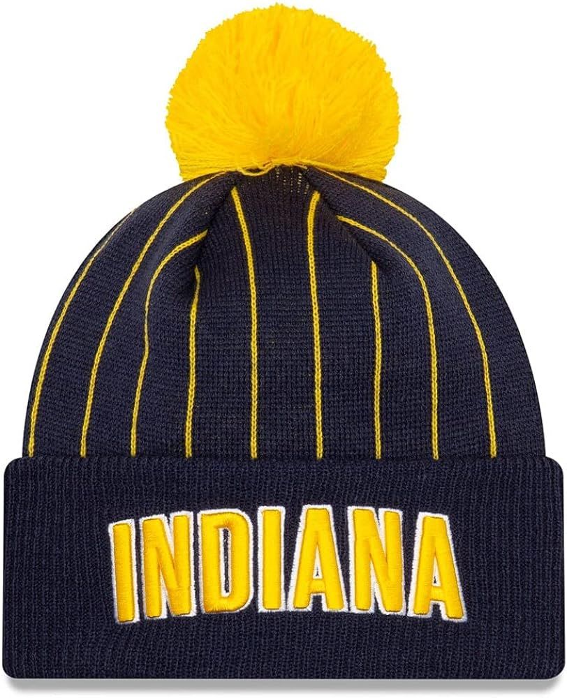 New Era Youth Size Cuffed Basketball Sport Beanie Hat with POM POM - NBA Kids Winter Knit Toque Cap | Amazon (US)