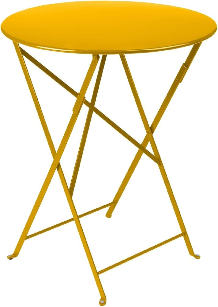 Fermob - Bistro 24" Round Table - Lacquered Steel Folding Table for Two to Three People - No Para... | Amazon (US)