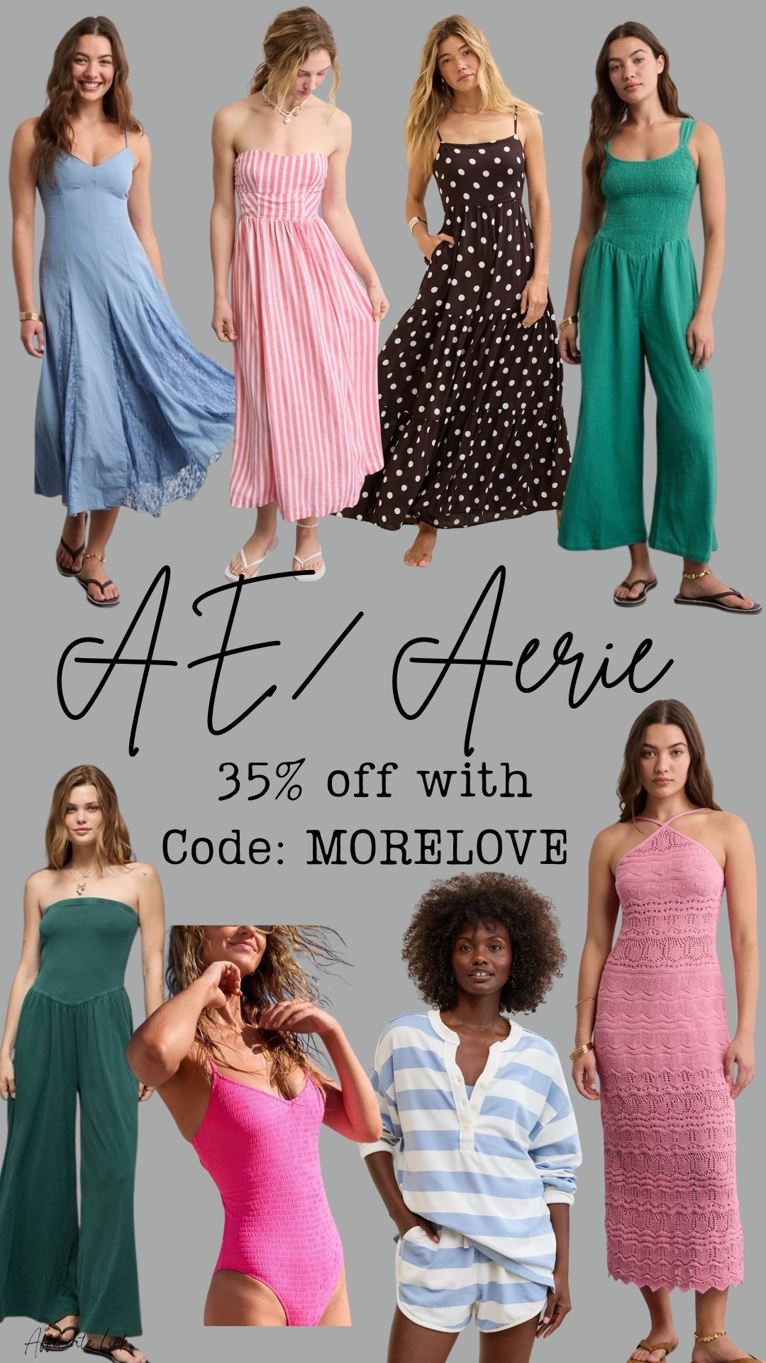 Aerie sale
Code: MORELOVE

#LTKU #LTKSaleAlert #LTKxAerie