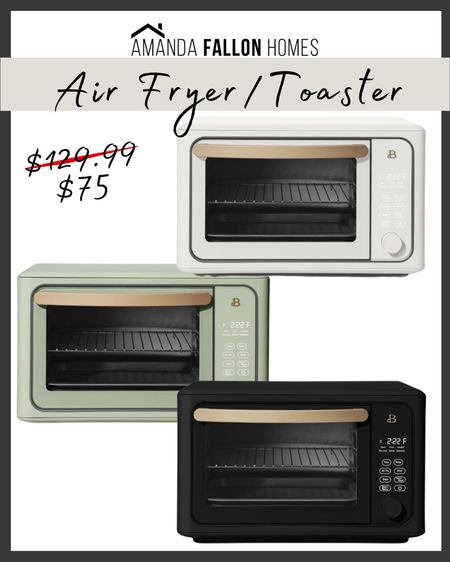This highly rated and attractive air fryer is on major sale right now! It comes in several aesthetic color options. I love the gold detail!

#walmart #walmarthome #drewbarrymore #airfryer #kitchendecor #smallappliances #toaster #toasteroven

#LTKfindsunder100 #LTKsalealert #LTKhome