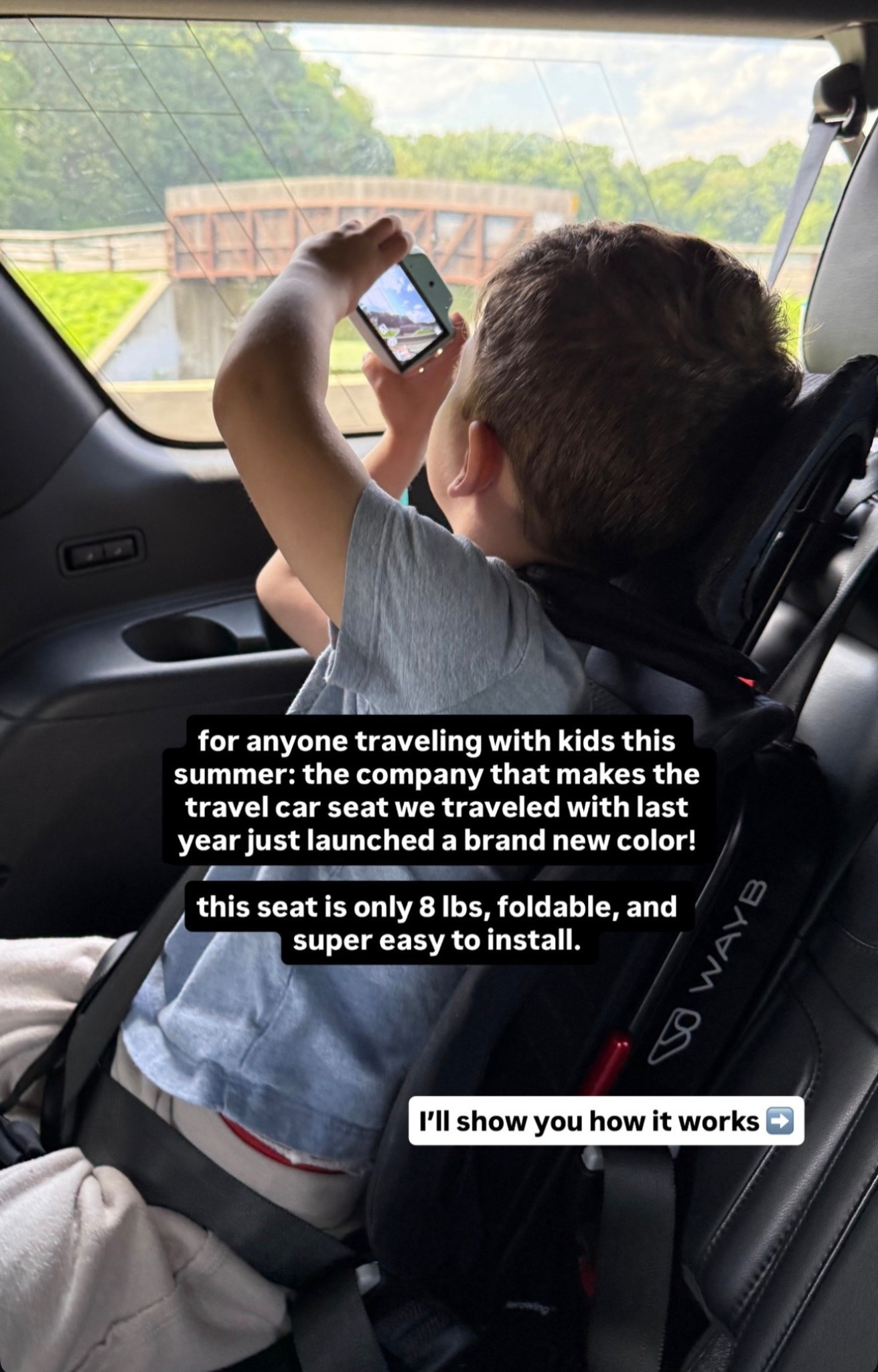 Lightweight forward-facing travel car seat!

#LTKKids #LTKmomlife #LTKTravel