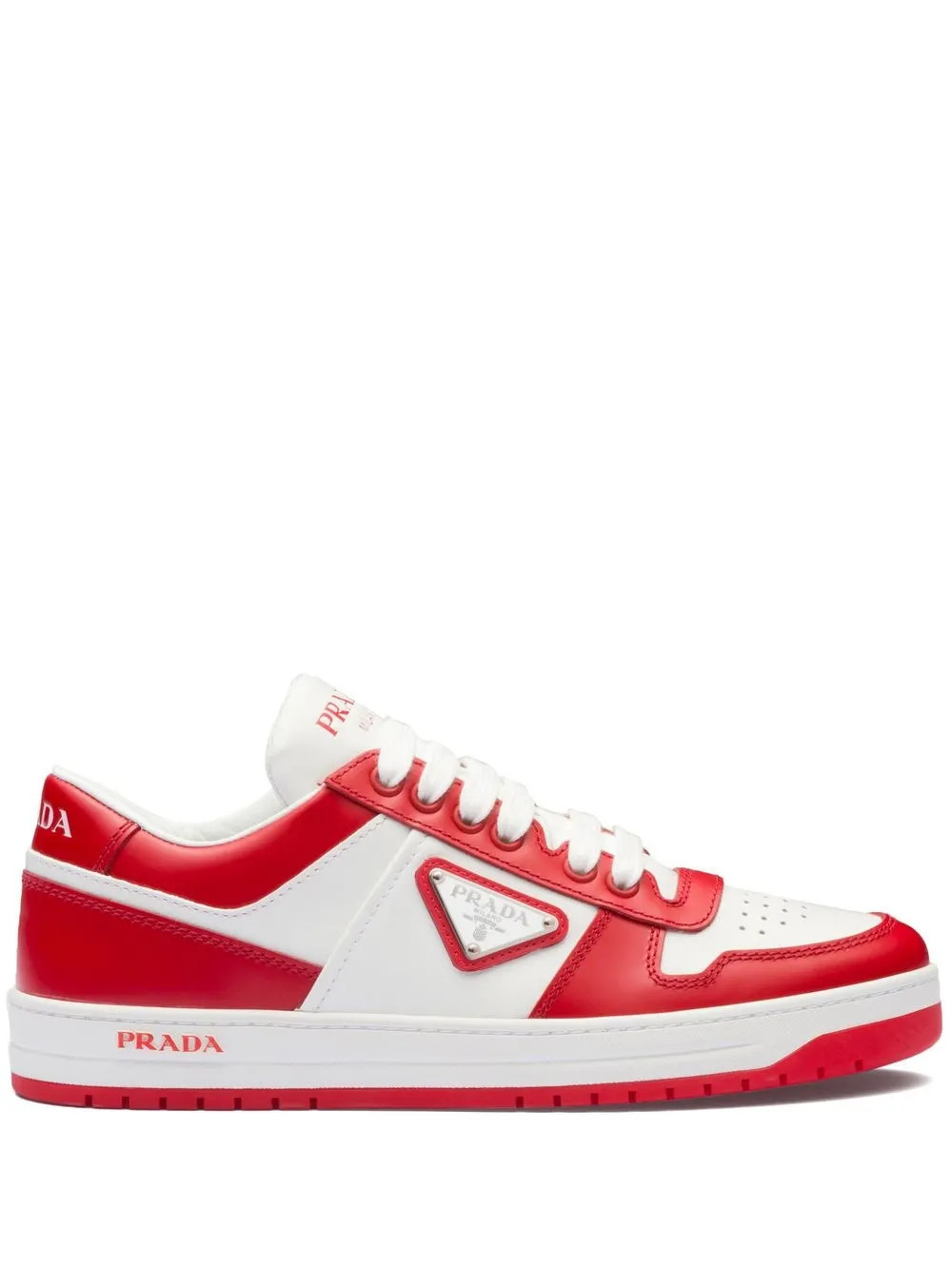 Prada Downtown two-tone Sneakers - Farfetch | Farfetch Global