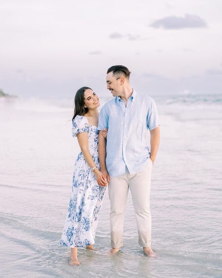 Engagement photo dress