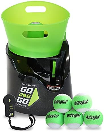 Hyper Pet GoDogGo Fetch Automatic Machine Dog Ball Launcher for Dogs With Five 2.5" Balls for Bre... | Amazon (US)