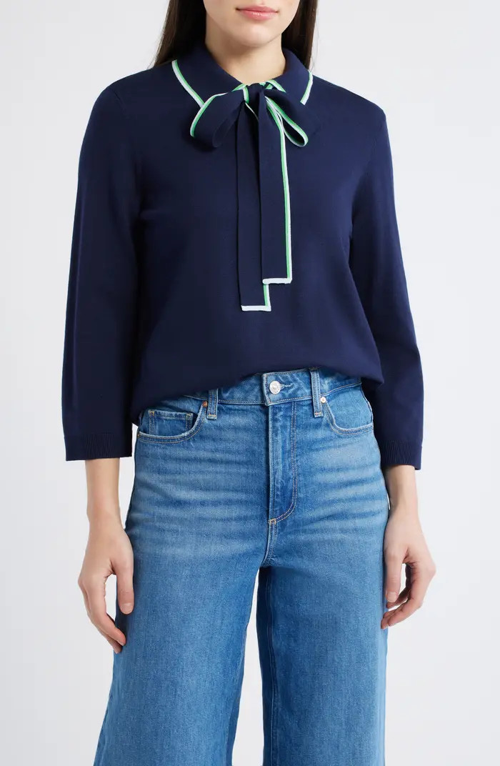 Tipped Bow Sweater | Nordstrom