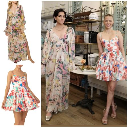 Katie Maloney’s Floral Maxi Dress // Ariana Madix’s Dress is by Sau Les