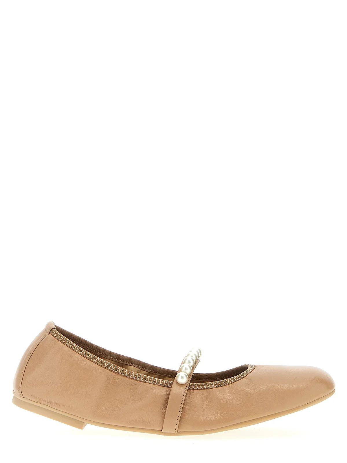 Stuart Weitzman Goldie Embellished Ballet Flats | Cettire Global