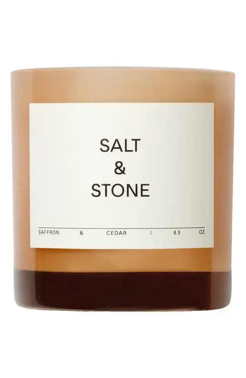 SALT & STONE Saffron & Cedar Scented Candle at Nordstrom, Size 8.5 Oz | Nordstrom