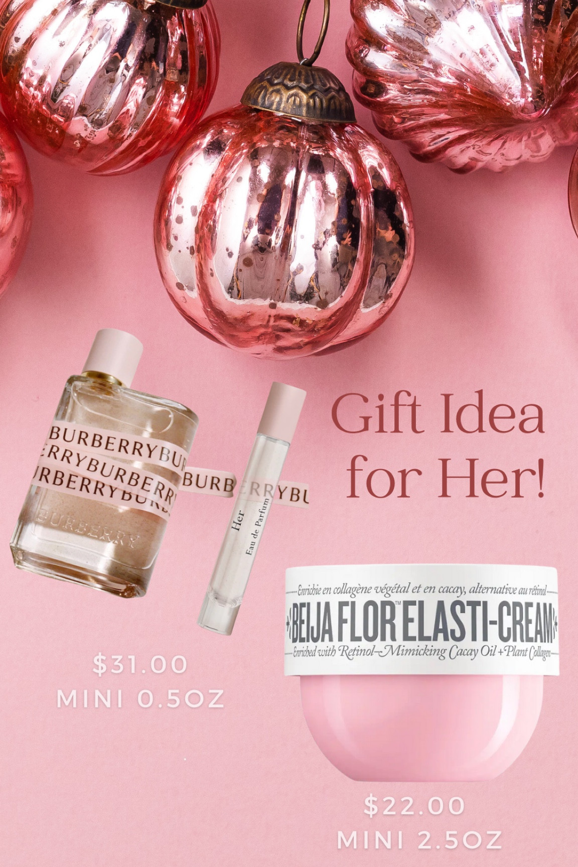 She’ll turn heads with this amazing smelling combo! Burberry perfume and Sol de Janeiro cream! 

#LTKHoliday #LTKbeauty #LTKGiftGuide
