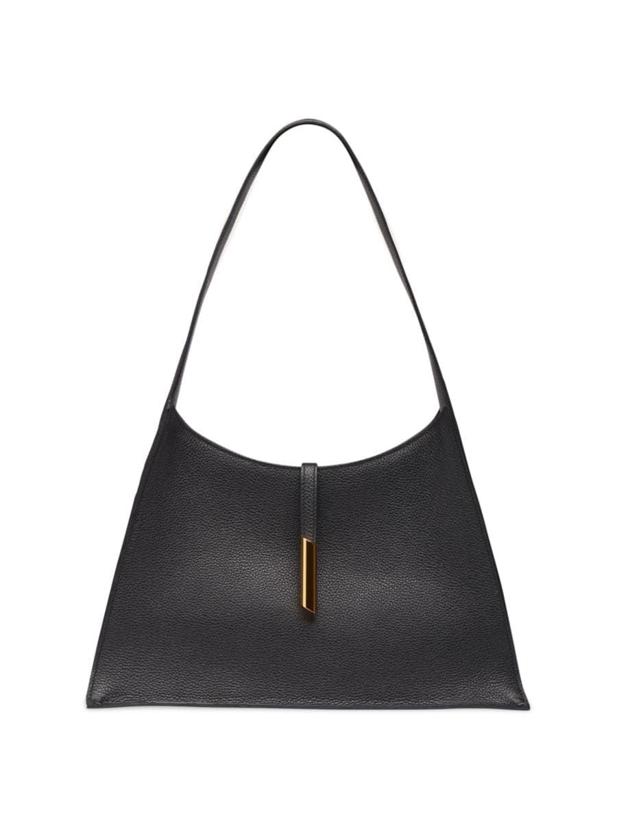 Pointy Grained Leather Shoulder Bag | Saks Fifth Avenue