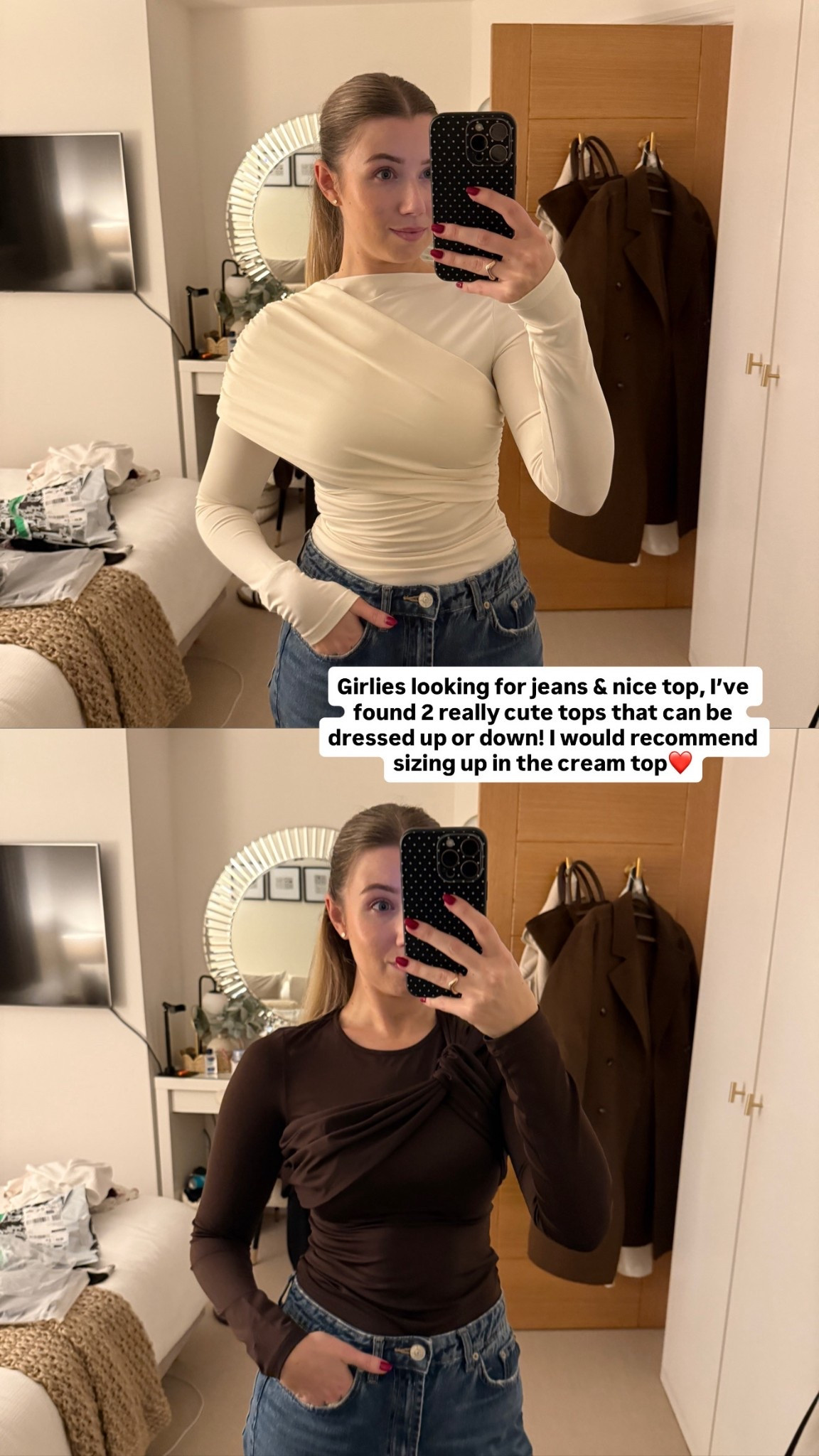 Jeans & a nice top outfit! 

#LTKdatenight #LTKuk #LTKpartywear