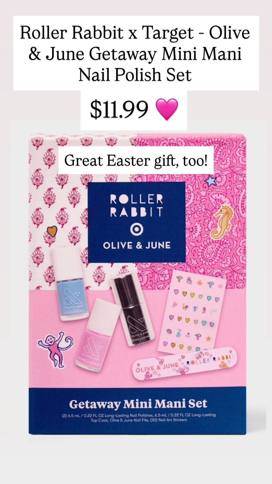 I love this roller rabbit and olive and June manicure mini sets

#LTKBeauty #LTKKids