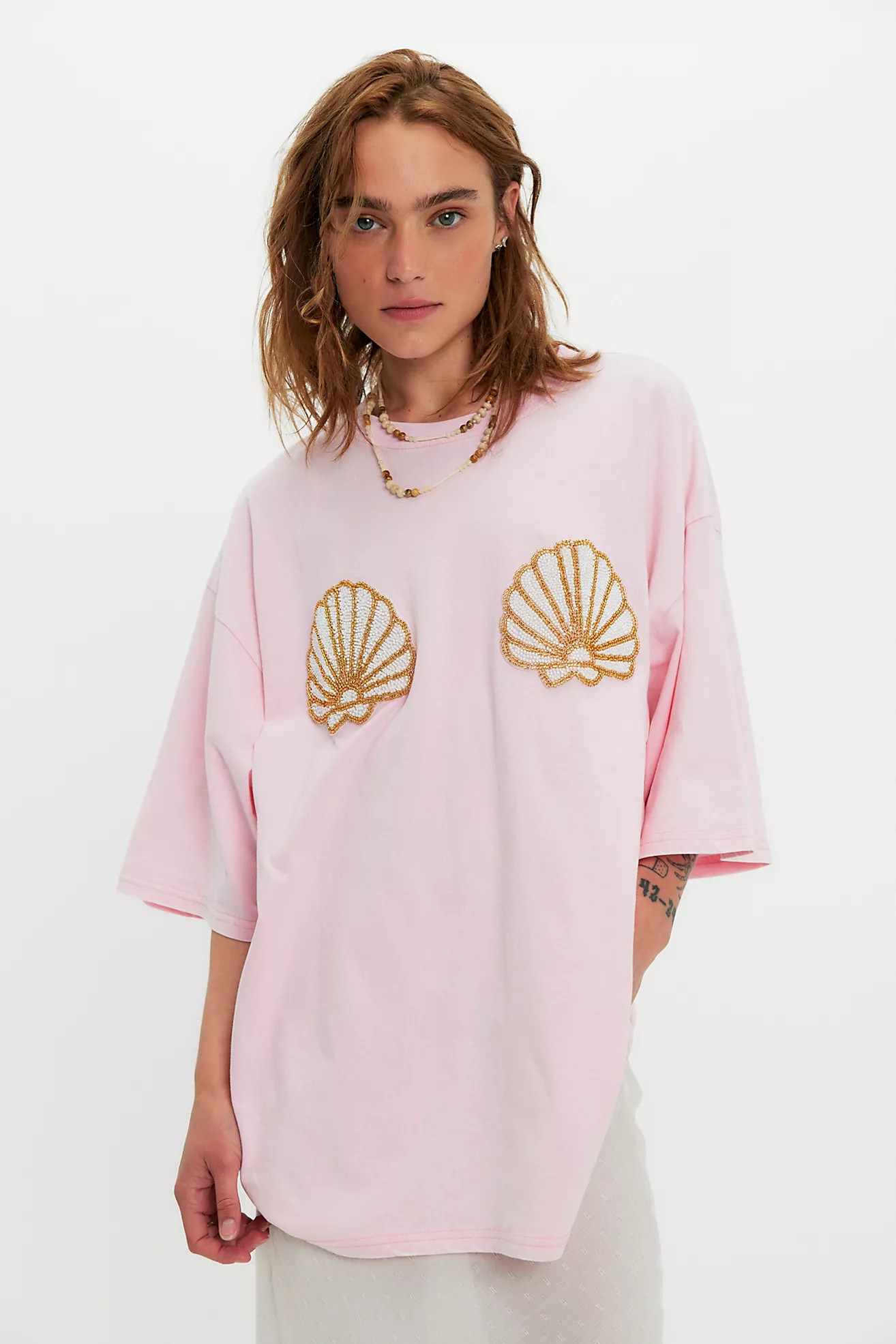 Sabbi Sparkle Shell Oversized Tee | Free People (Global - UK&FR Excluded)