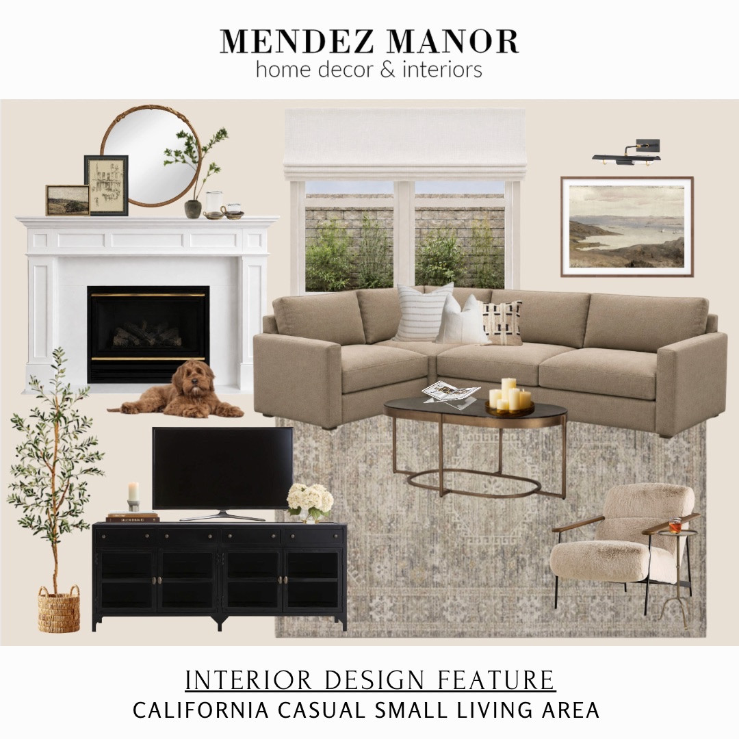 Loving this small living room transformation I just completed! 

Using the Lotus Modular Sectional and Chalet accent chair from Crate and Barrel. 👏🏻

Also featuring this beautiful neutral area rug from Rugs Direct and new Roman shades from Two Pages Curtains. 

Swipe for before & after ✨

I love helping my clients create spaces that feel intentional and cohesive! This room was completed using my Full Room Design package. Learn more at mendezmanor.com

#LTKHome