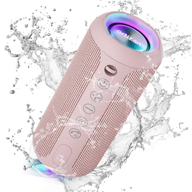 Ortizan X10B Portable IPX7 Waterproof Wireless Bluetooth Speaker with 24W Loud Stereo Sound, 30H ... | Walmart (US)