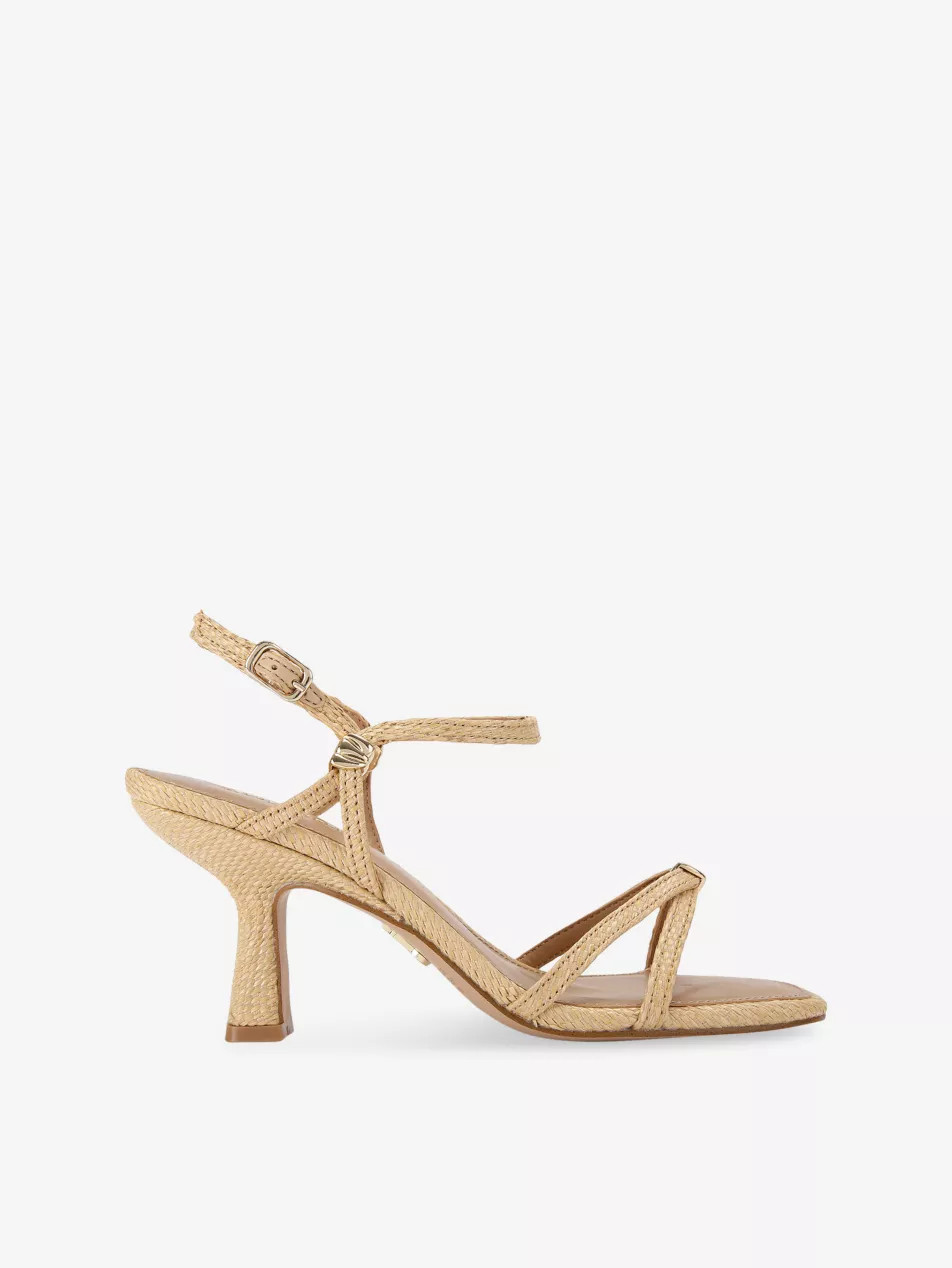 Posy Raffia Heeled Sandals | Selfridges
