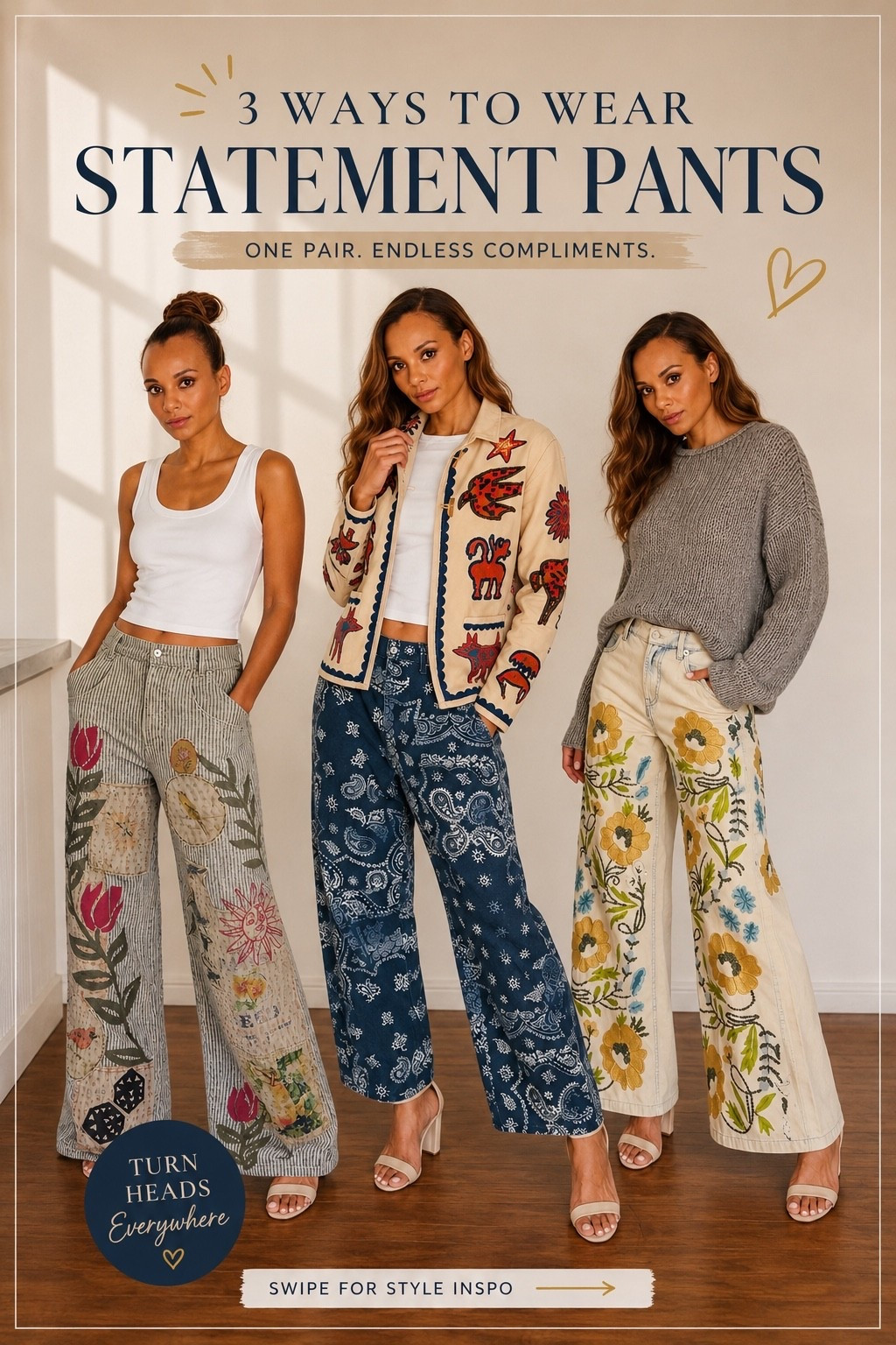 Statement pants are the moment ✨ One pair, endless compliments. Which look is your favorite? 💫 #LTKStyle #StatementPants #FashionFinds #EverydayChic #OOTD #StyleInspo #WideLegPants #FashionBlogger

#LTKootd #LTKgrwm #LTKvlog