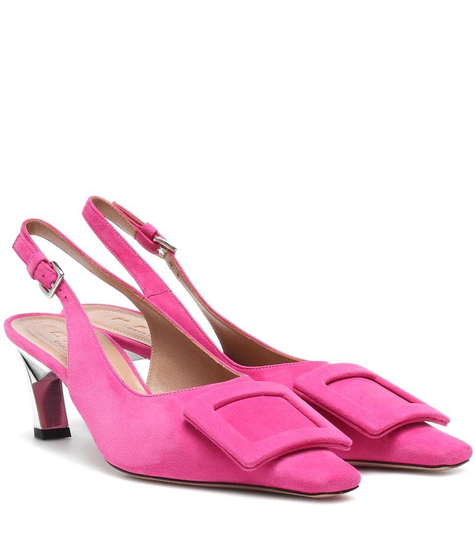 Slingback-Pumps aus Veloursleder | Mytheresa (DACH)