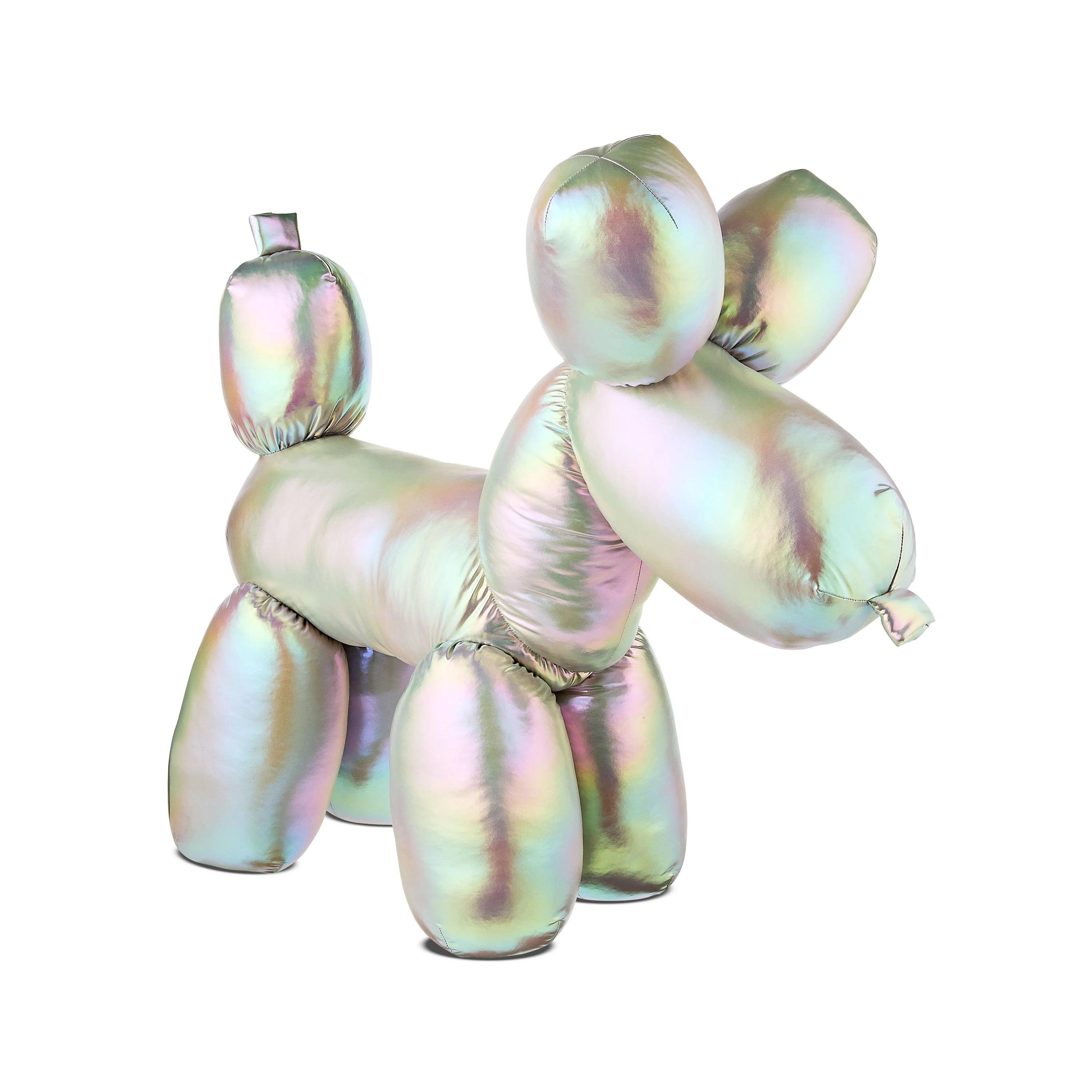 Valentine’s Day Silver Iridescent Balloon Dog Plush, 27 in, by Way To Celebrate | Walmart (US)