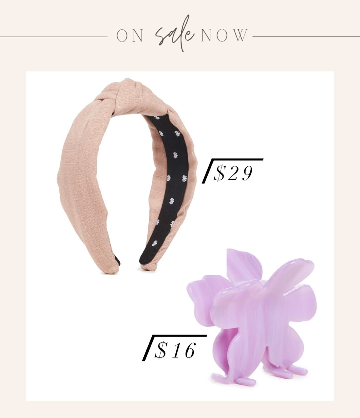 Amazon Spring Sale x Lele Sadoughi!
Knotted Headband and Flower Clip over 40% off! 


#LTKsalealert #LTKbeauty #LTKSeasonal