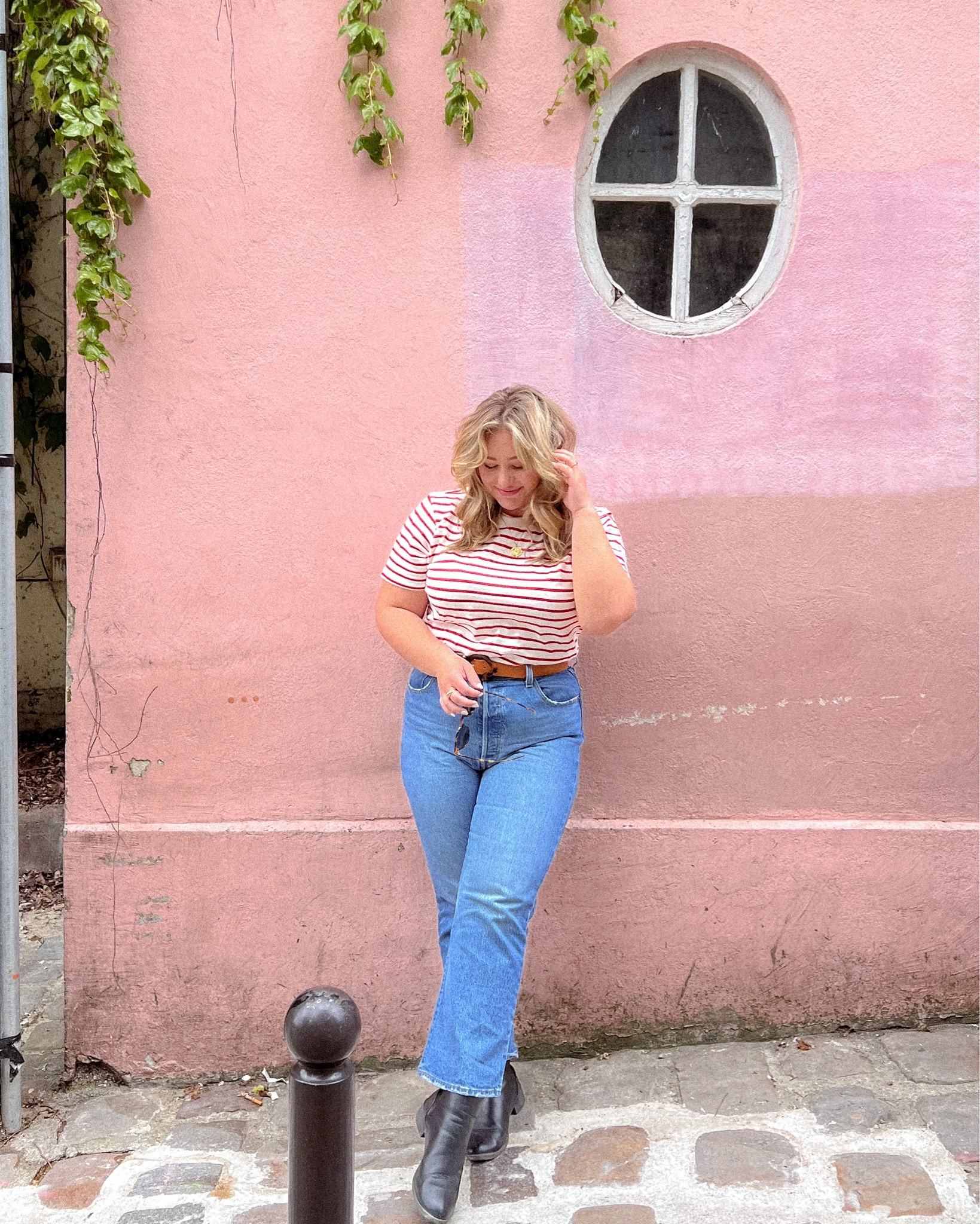 Paris uniform = stripes and jeans on repeat 

#LTKfit #LTKcurves #LTKstyletip