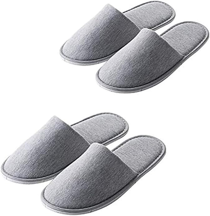 Rocutus 2 Pair Disposable Slippers, Travel Portable Guest Slippers, Anti-skid Home Interior Hotel... | Amazon (US)