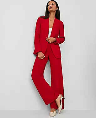 The Petite Wide-Leg Pant in Fluid Crepe | Ann Taylor (US)