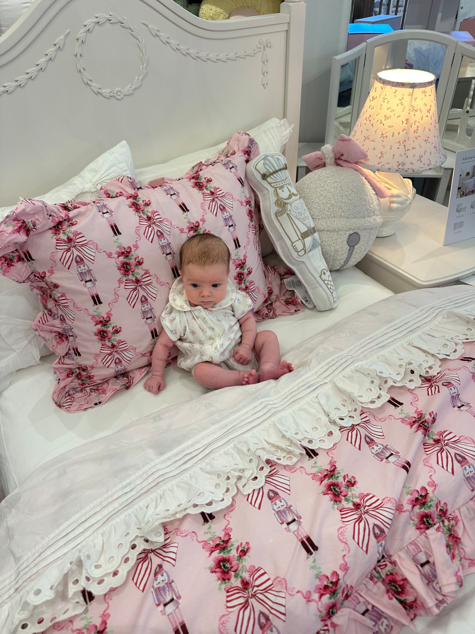 Cutest baby girl bedding 

#LTKkids #LTKbaby #LTKhome