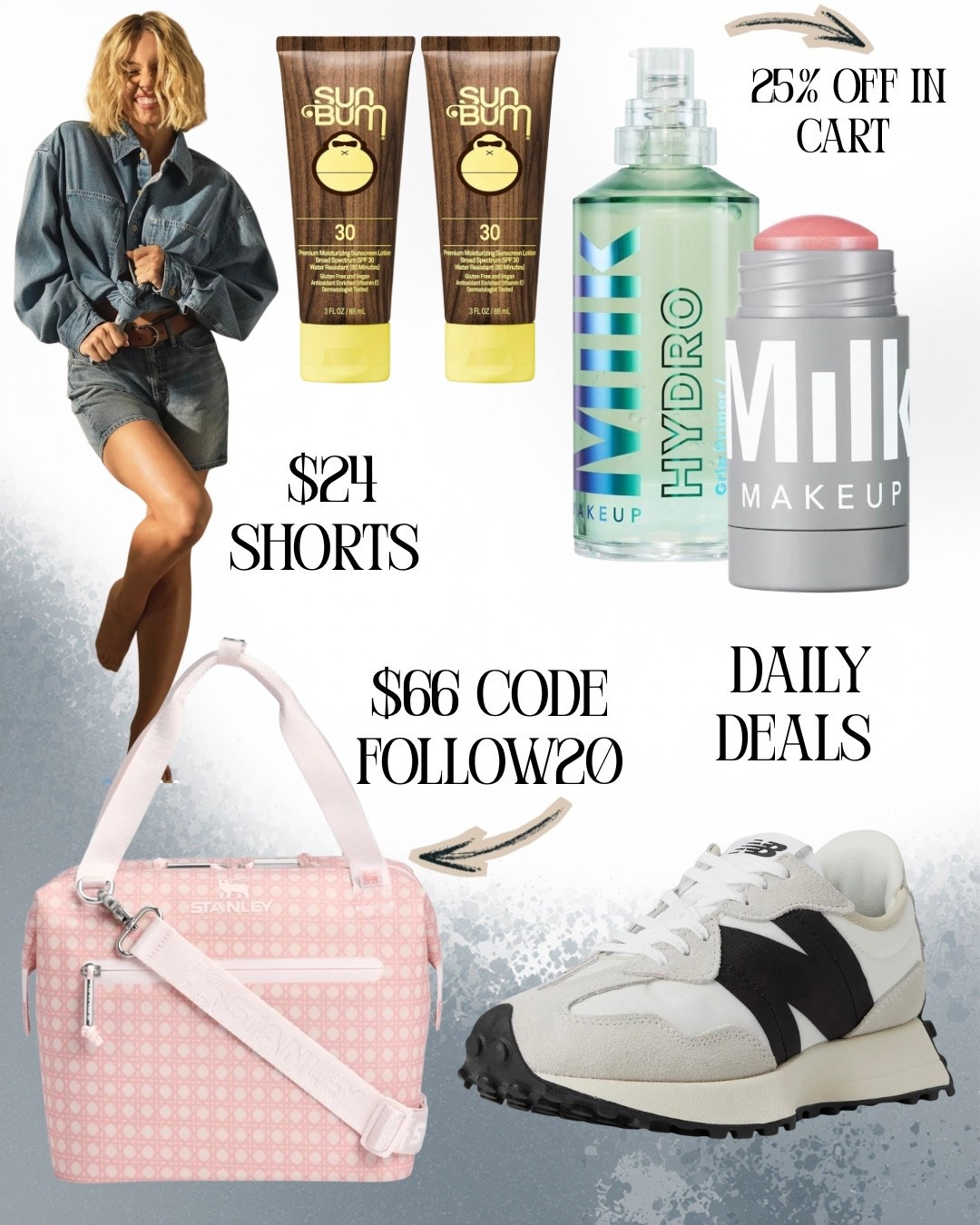 The MILK make up site is 25% off. The prices will drop in your car and you'll score a free mascara at $75

The soft cooler drops 20% off the sale price with the code FOLLOW20

#LTKSaleAlert