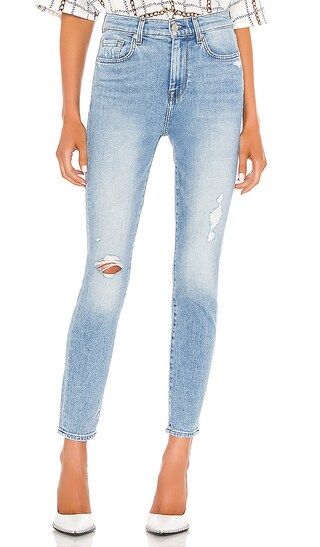 High Waist Ankle Skinny with Destroy | Revolve Clothing (Global)
