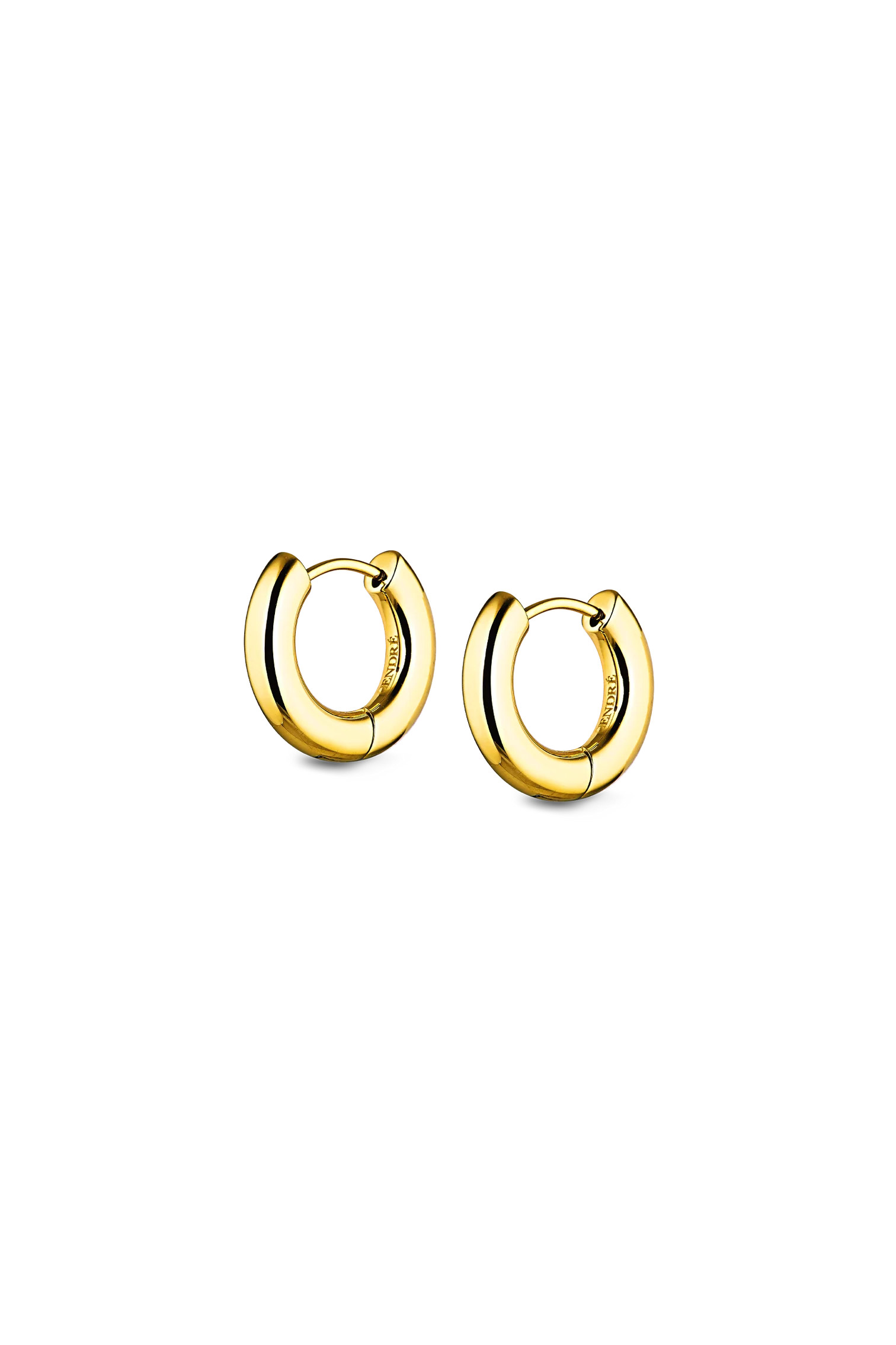 Rosie Huggie Earrings | 18K Gold | Cendre