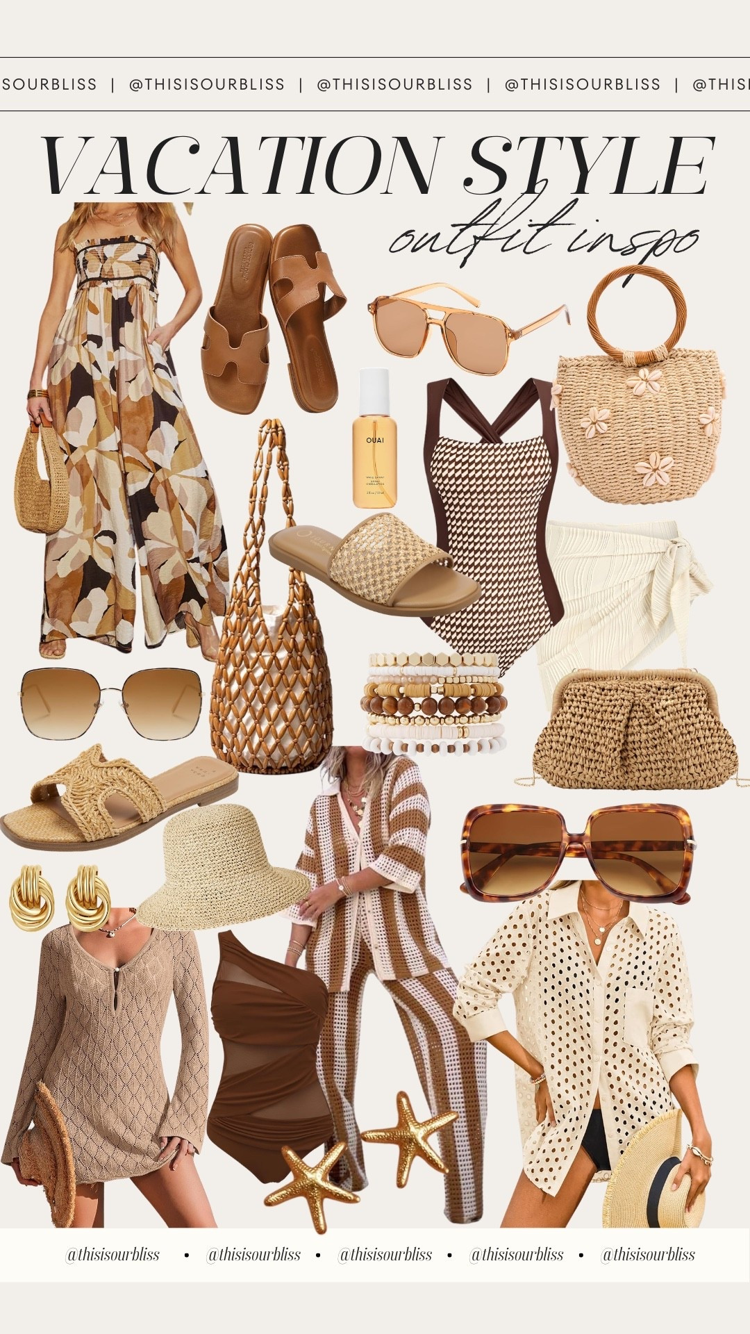 Spring break outfit ideas are here! ☀️🏝️ Sharing my favorite beach vacation outfits and resort wear finds for your next trip. I mixed affordable Amazon fashion with a few higher-end pieces so you can create the perfect spring break outfits! Easy beach cover ups, vacation sandals, lightweight sets, and chic poolside looks! ✨🐚

#LTKSaleAlert #LTKSwim #LTKTravel