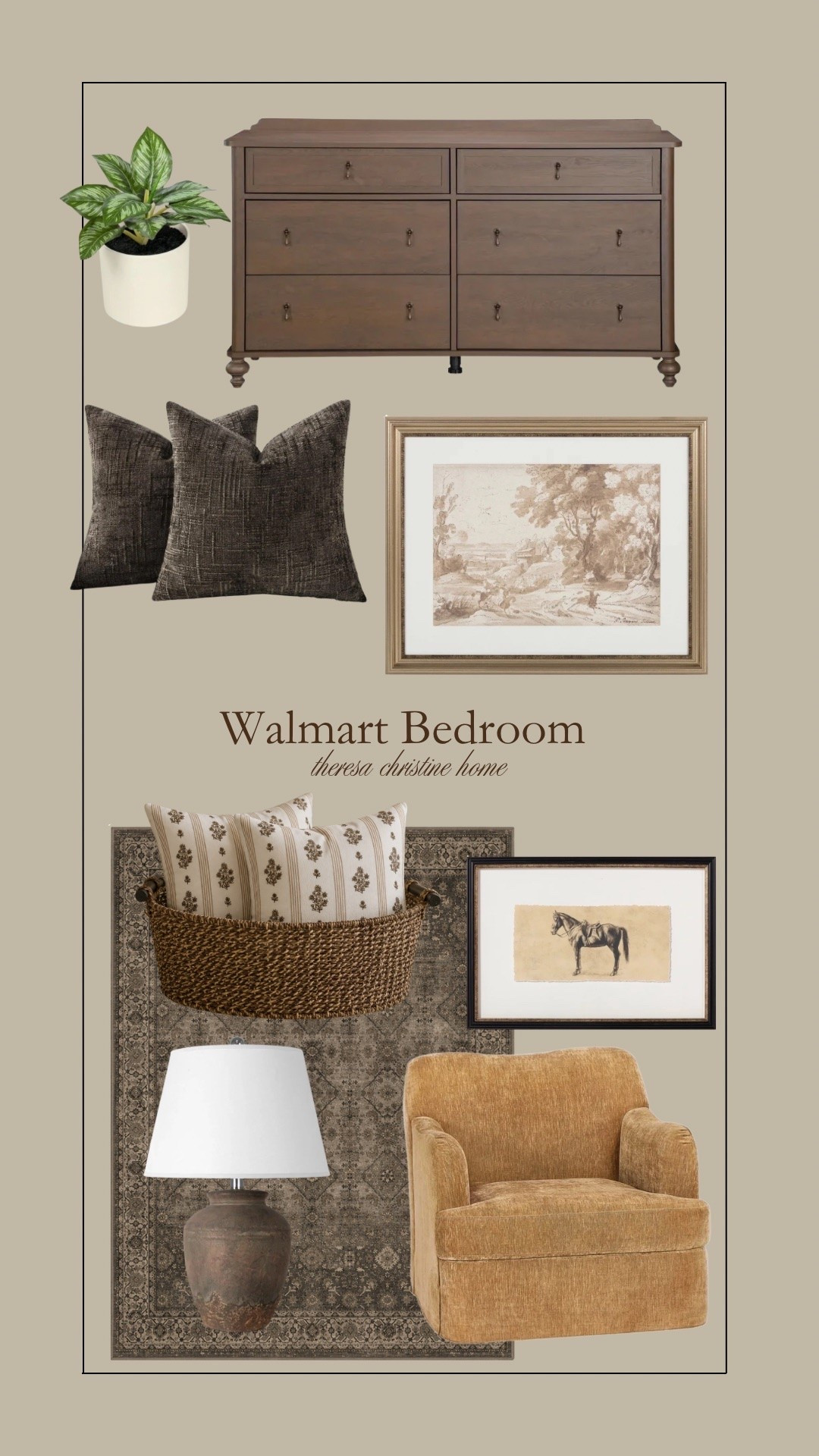 Vintage inspired bedroom by Walmart

#LTKHome