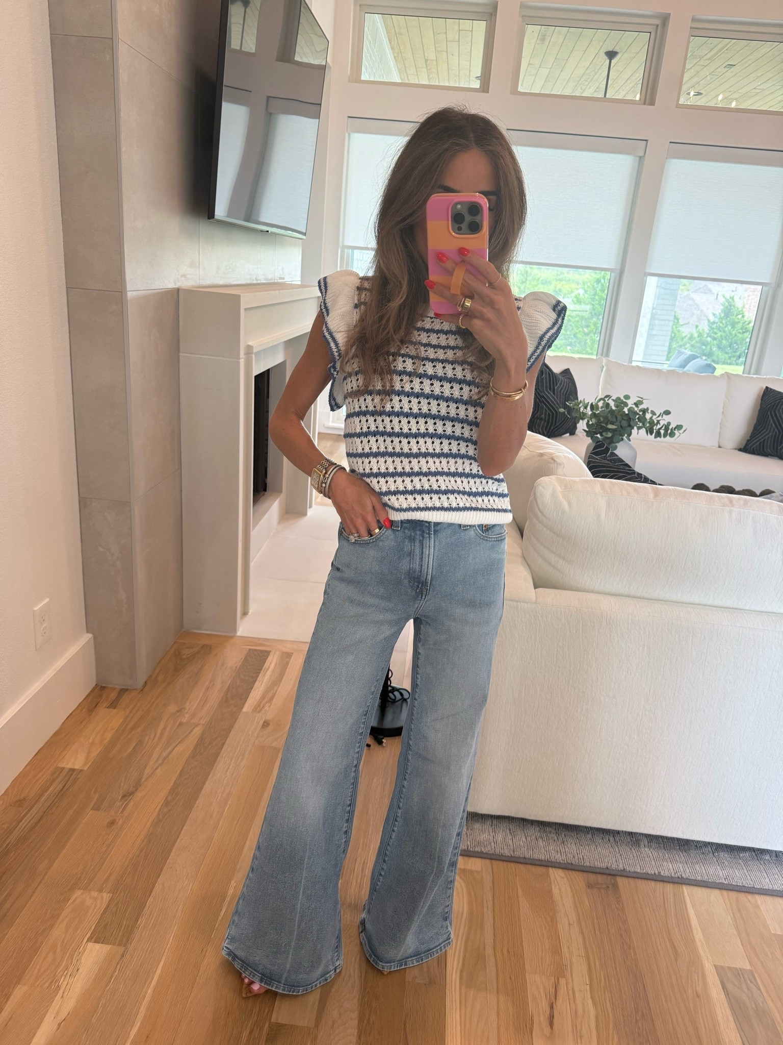 These flare jeans fit so well and are so affordable! Wearing 00

#LTKPetite #LTKSeasonal