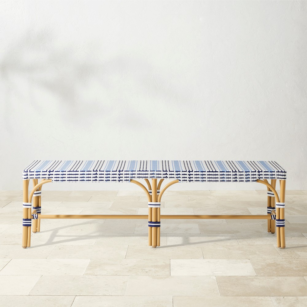 Hill House x Williams Sonoma Home Adelaide Indoor/Outdoor Dining Bench | Williams-Sonoma