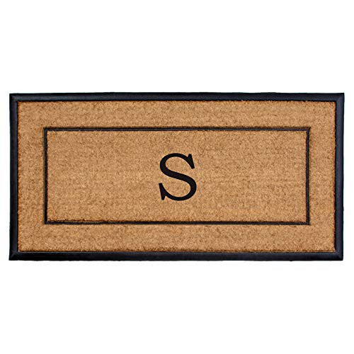 Calloway Mills AZ101632448S Maxen Monogram Doormat, 24" x 48", Natural/Black, Letter S | Amazon (US)