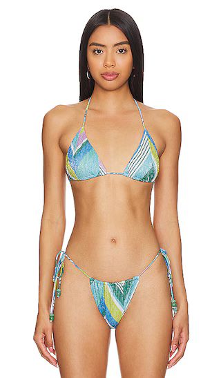 Winona Bikini Top in Marine | Revolve Clothing (Global)