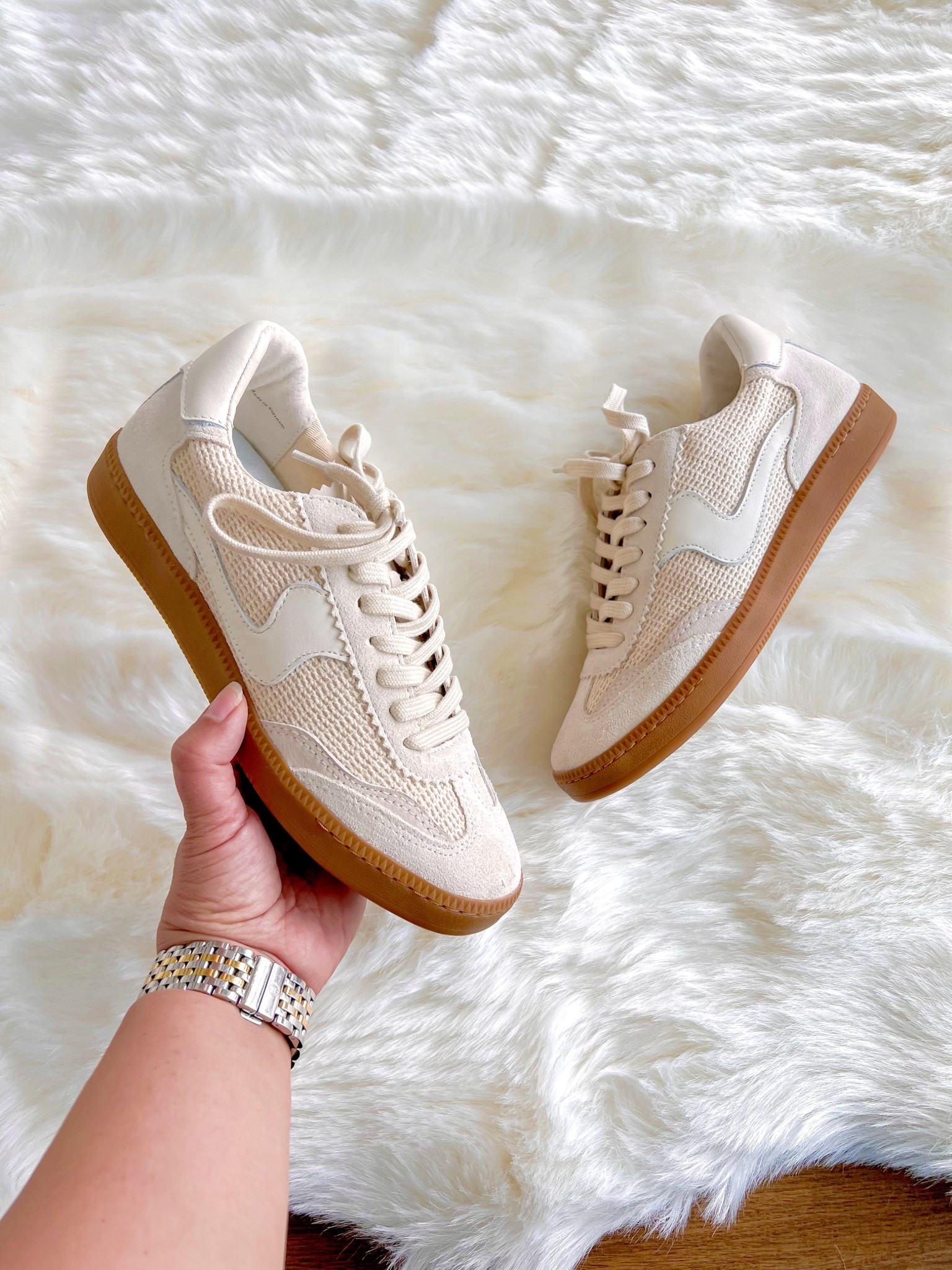 Shoes that caught my eye at this year’s Nordstrom Anniversary Sale! Love these casual everyday sneakers from Dolce Vita and they’re on sale for under $90! Great style that can be worn with jeans, shorts, dresses and travel outfits. Available in 4 color options but I love this neutral color combo the best! True to size. 

#LTKFindsUnder100 #LTKSaleAlert #LTKShoeCrush